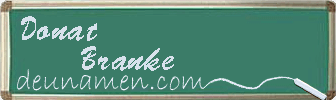 Donat Branke Visitenkarte